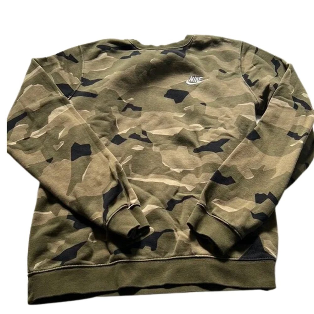 Nike camouflage pullover size small